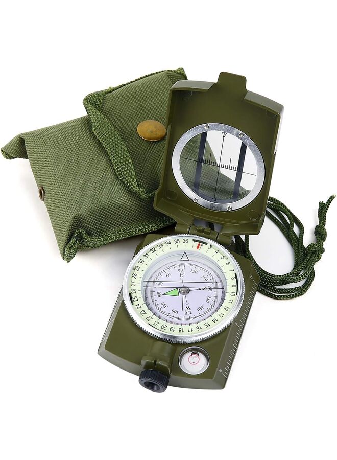 LAMAY Compass Hiking Survival | Lensatic Military Sighting Orienteering Compass | Backpacking Navigation Compass | Boy Scout Compass for Kids | Professional Compass for Hiking Camping Hunting - Image 5