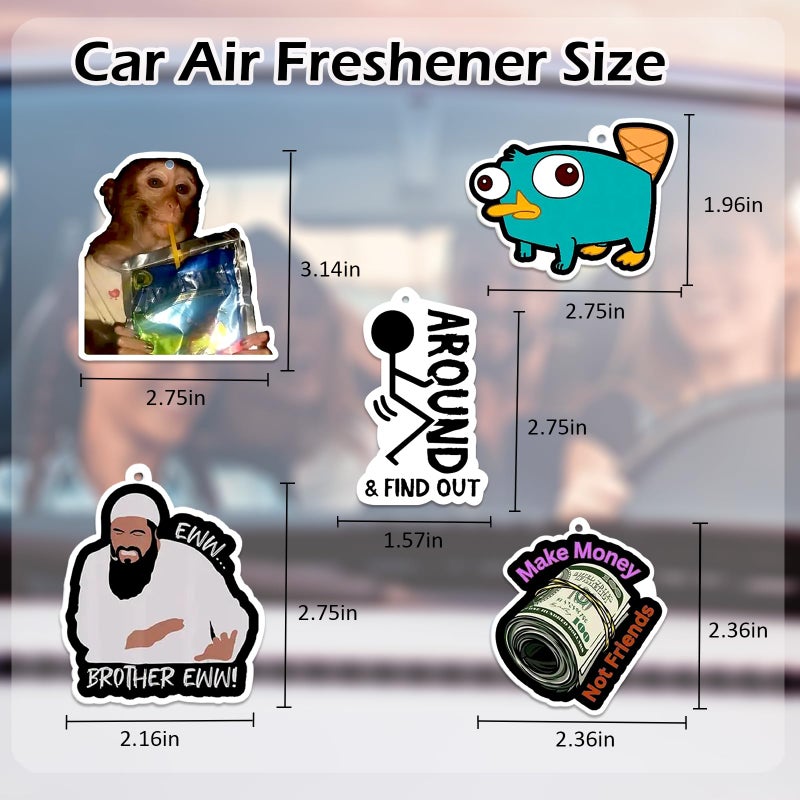 Ldntly 1PCS Car Air Fresheners,Leopard Heart Hanging Car Air Fresheners for Cute Mirror Freshener Mirror Scented Hanging Automobile Accessories Decor Interior Home for MoM Women Men Friends - Image 5