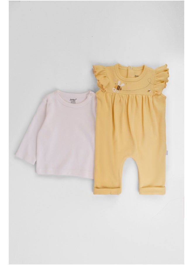 Junior - Baby Girls Printed Romper - Image 1
