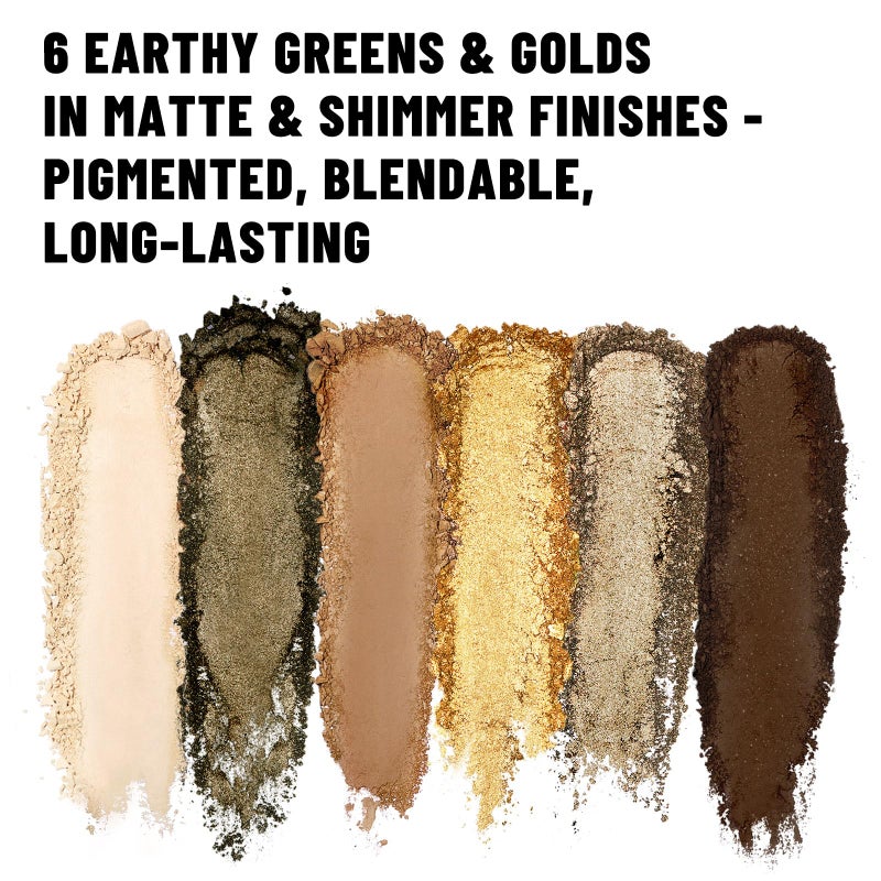 SUSIKEKI 6 Colors Mini Eyeshadow Makeup Palette Olive-colored Neutral Tone Eye Shadow Matte & Shimmer Nude Make Up Pallet with Mirror Blendable Highly Pigmented Travel Size Gift Kit 04 - Image 5