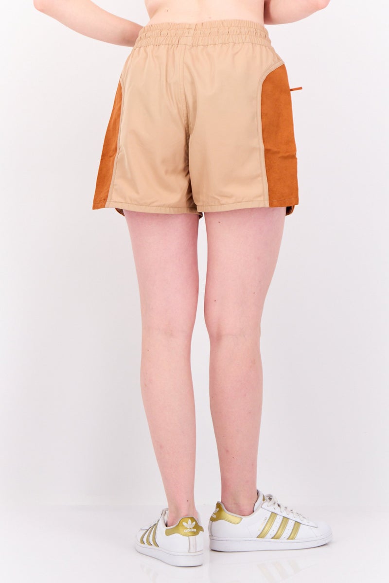 PUMA Women Sportswear Fit Training Shorts, Dusty Tan  - Image 3