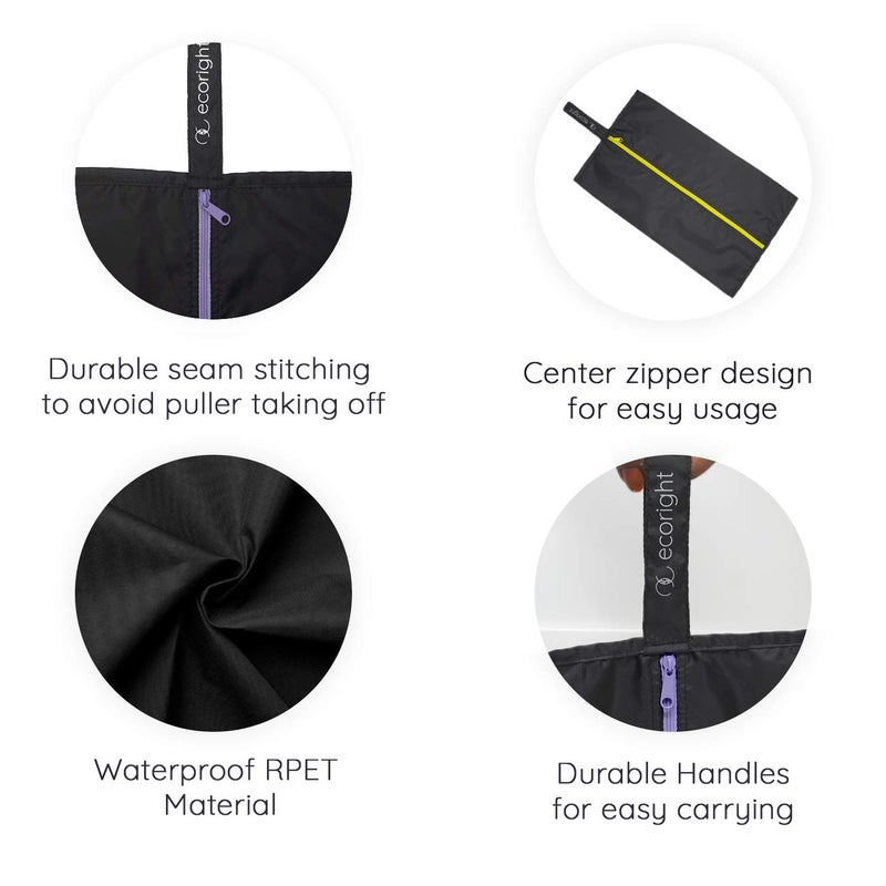Ecoright Large Shoe Bag, Waterproof Shoe Bags Pouches Travel & Shoe Cover for Storage, Travel Essentials - Image 3
