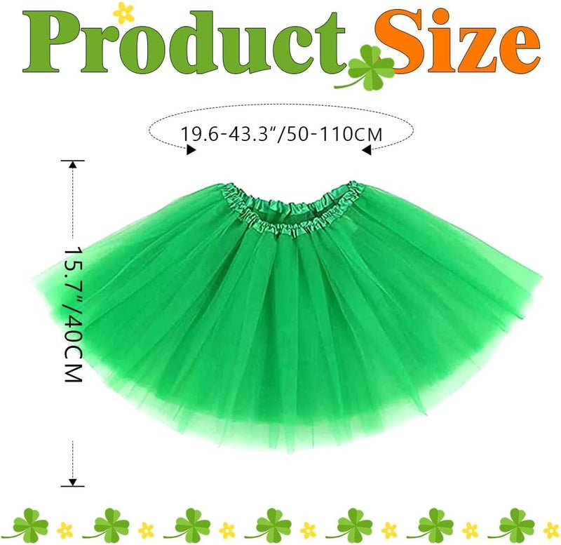 REETAN Christmas Tulle Tutu Skirt Ballet Layered Dance Skirt for Women - Image 3