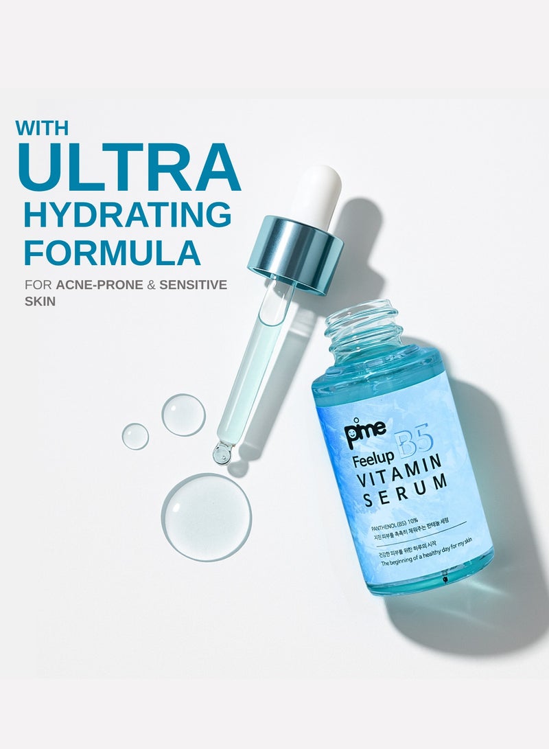 PIME Barrier Repair Skincare Set | 10 Hydrating Sheet Masks, Aqua Cream & Vitamin Serum 50ml | Anti-Aging with Panthenol, Hyaluronic Acid & Bee Venom | For Acne-Prone Skin, Dark Spots & Wrinkle Care - Image 2