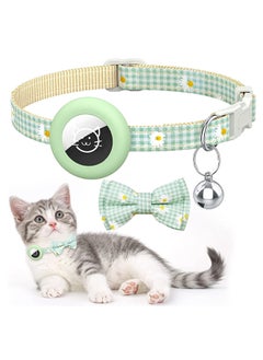 Cat Collar Airtag Cat Collar with Bell and Safety Buckle in 7.8/13" Length Collar with Waterproof Airtag Holder Dog Puppy Green - pzsku/ZB281A71339333A44E4D6Z/45/_/1710990143/ded02592-c60a-4095-8313-f2bea7f64951