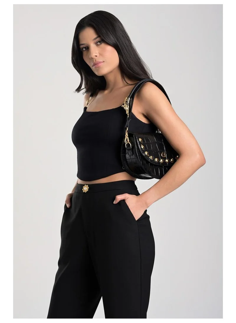 Carmen Steffens  Black Saddle Bag for Women | Best Price UAE