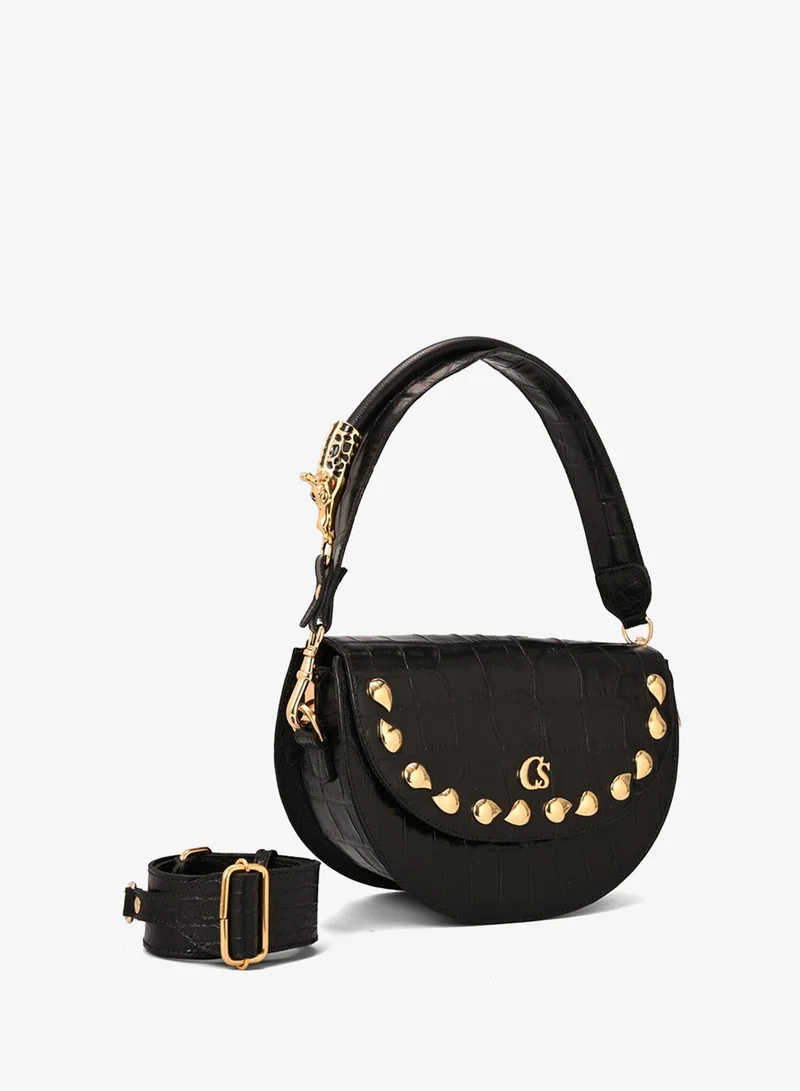 Black Saddle Bag