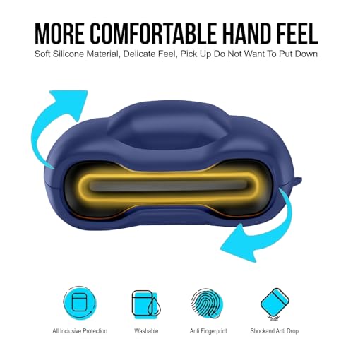 Cocoonkart Soft Silicone Case Cover Compatible for GoBoult Audio UFO | GoBoult Astra | GoBoult Mustang Torq (Blue) - Image 5