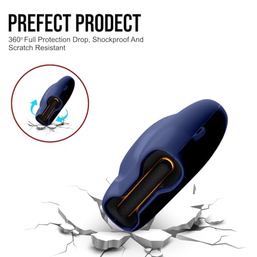 Cocoonkart Soft Silicone Case Cover Compatible for GoBoult Audio UFO | GoBoult Astra | GoBoult Mustang Torq (Blue) - Image 4