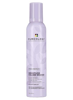 Pureology | Clean Volume Weightless Mousse | All-day Root Lift | For Fine, Color Treated Hair | Vegan