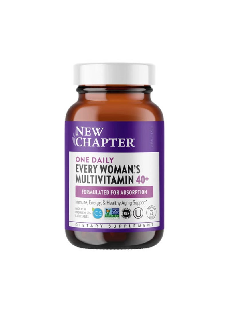 New Chapter Every Woman’s One Daily 40+ Multivitamin – 72 Tablets