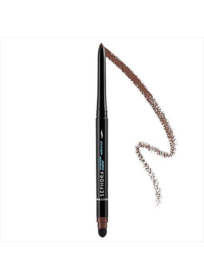 SEPHORA COLLECTION Retractable Waterproof Eyeliner 08 Brown, Cream