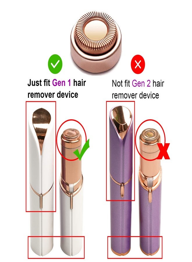 tuokiy Generation 1 Replacement Heads for Old Flawless Gen 1 Facial Hair Remover, 2 pack - Image 2
