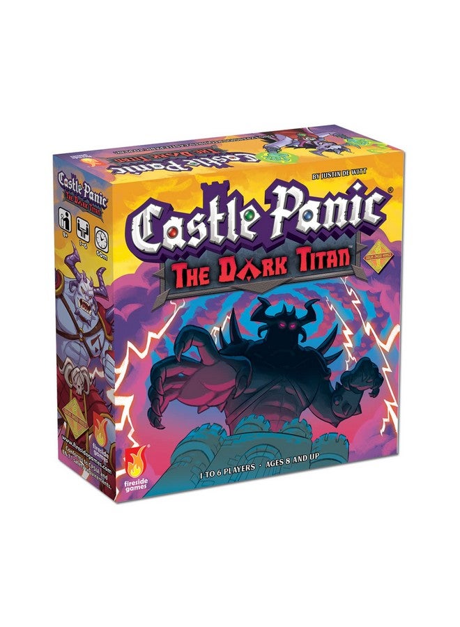 Fireside Games The Dark Titan ⎸Castle Panic Expansion ⎸Board Game for Adults and Family ⎸Cooperative Board Game ⎸Ages 8+ ⎸for 1 to 6 Players - Image 1