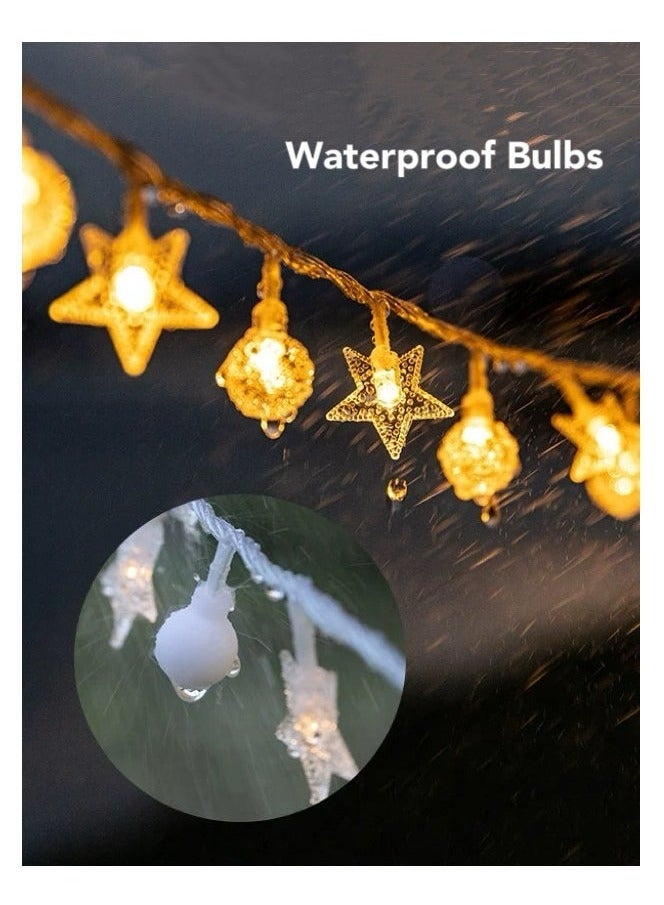 3M LED Fairy Lights, Outdoor String Lights for Decoration, Living Room Decoration Battery Operated, Decorative Lights for Christmas Home Decor Ramadan Decorations Balcony Decor Camping Party Garden Patio - Image 4