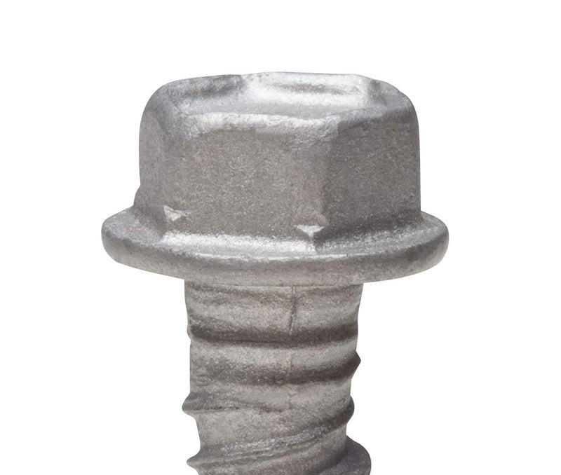 CONFAST 1/4" x 3-1/4" Concrete Screws 410 Stainless Steel Hex with Concrete Drill Bit for Anchoring to Masonry, Block or Brick (50 per Box) - Image 2