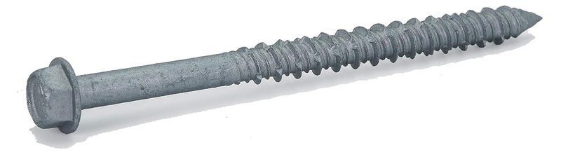 CONFAST 1/4" x 3-1/4" Concrete Screws 410 Stainless Steel Hex with Concrete Drill Bit for Anchoring to Masonry, Block or Brick (50 per Box) - Image 1
