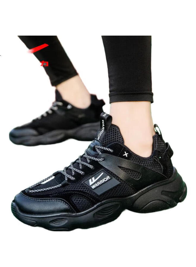 Pull Back Huili Men'S Shoes, Spring And Summer Breathable Mesh Casual Shoes, Versatile Fashionable Soft-Soled Sneakers For Men, 0421 Black, Size 41 - Image 3