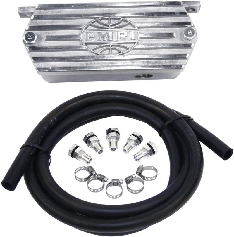 EMPI Cast Aluminum Breather System, with Valve Cover Vents, Compatible with Dune Buggy - Image 1