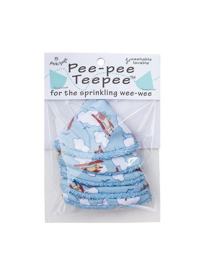 Beba Bean Pee-Pee Teepee Cellophane Bag Blue Airplane - Image 1