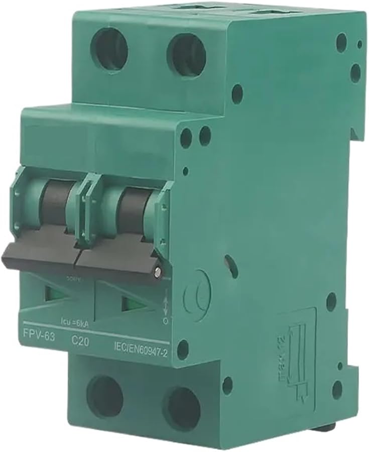 40A 2P 550VDC قاطع الدائرة الكهربائية المصغر للطاقة الشمسية الكهروضوئية DC معتمد من TUV وCE MCB - Image 2