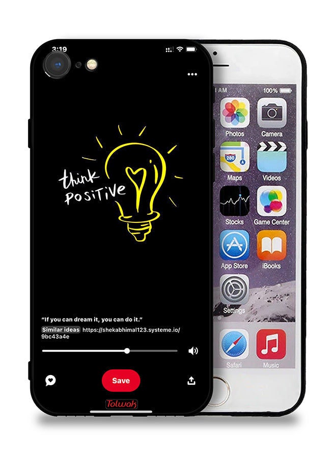 Tolwak Apple iPhone 7 Protective Case Think Positive - Image 1