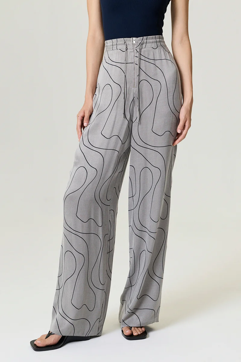 Nocturne  Flowy Wide-Leg Tailored Pants for Women | Best Price UAE