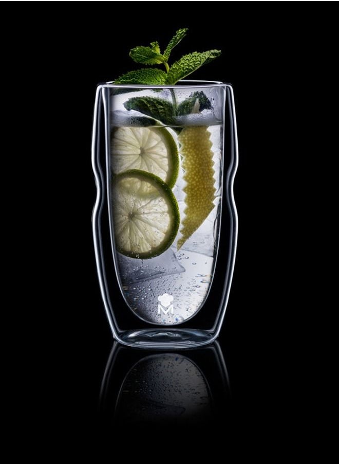 MasterPro 4-Piece Mixology Double Wall Shot Glass Set 5cl  - Image 3