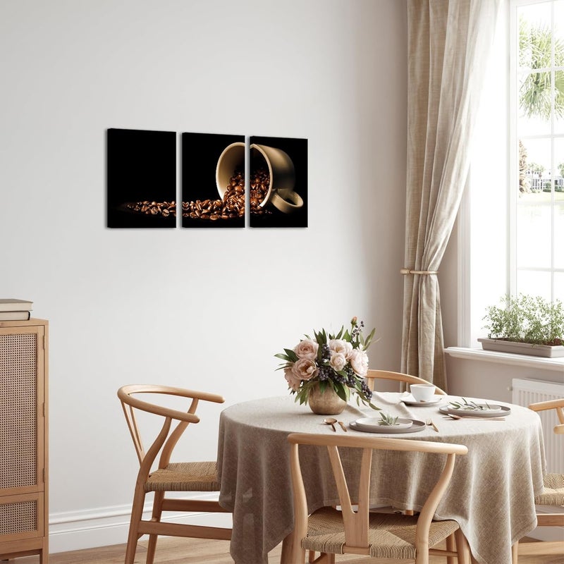 Kalormore Coffee Bean Cup Canvas Art - Image 3