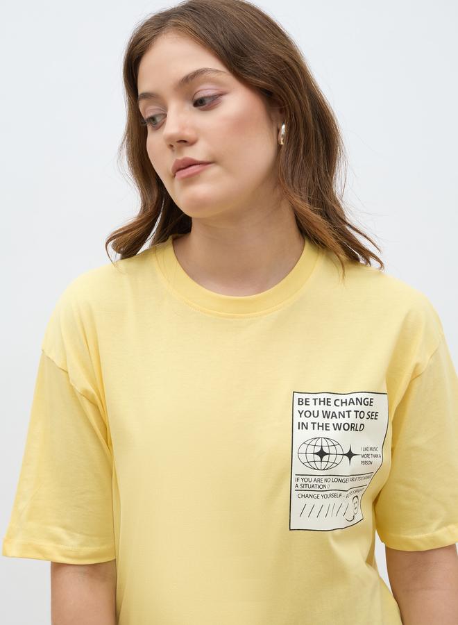 Styli Graphic Print Oversized T-Shirt - Image 4