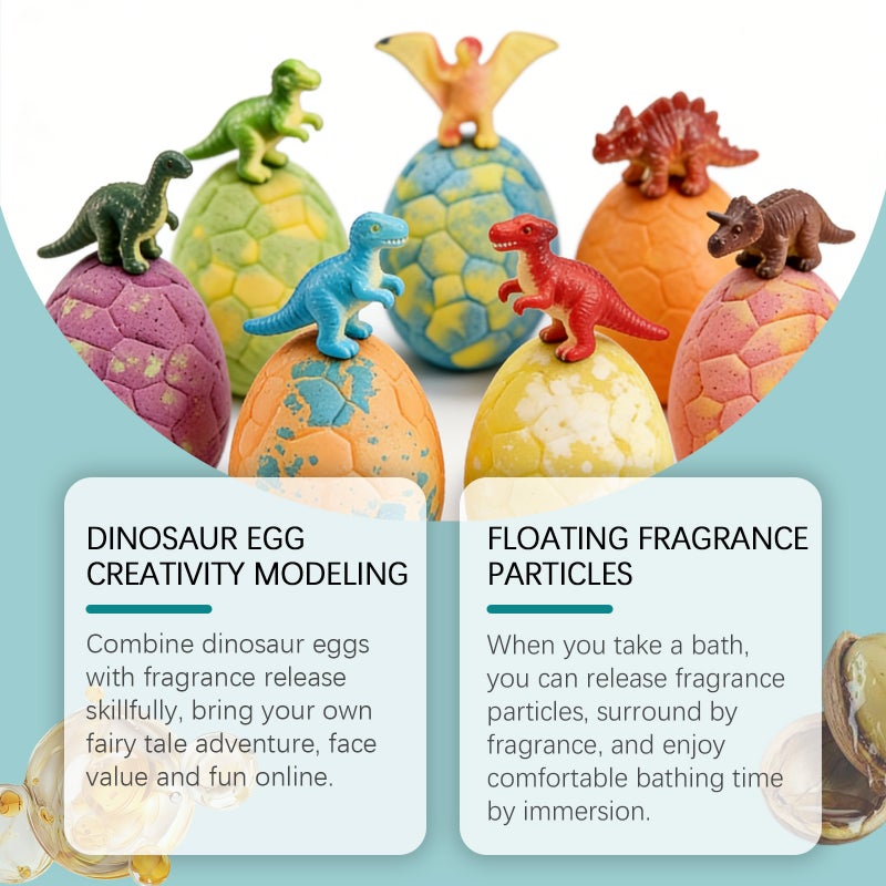 Dinosaur Bubble Bath Ball Blind Box - Gentle Cleansing, Soft & Smooth Skin for Kids - Image 2