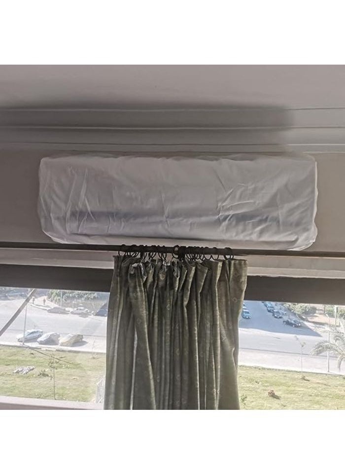 Generic Air Conditioner Cover - 2.25 HP and 3 HP - 110 x 31cm (white) 