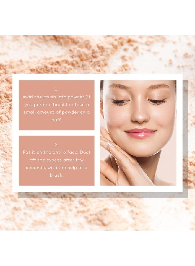 لينفور بودرة Lenphor Beauty Lust طويلة الأمد لبشرة مشرقة | بودرة مضغوطة بلمسة نهائية مطفية | بشرة رطبة ومتألقة | Beauty Lust، 4.8 جم - Image 2