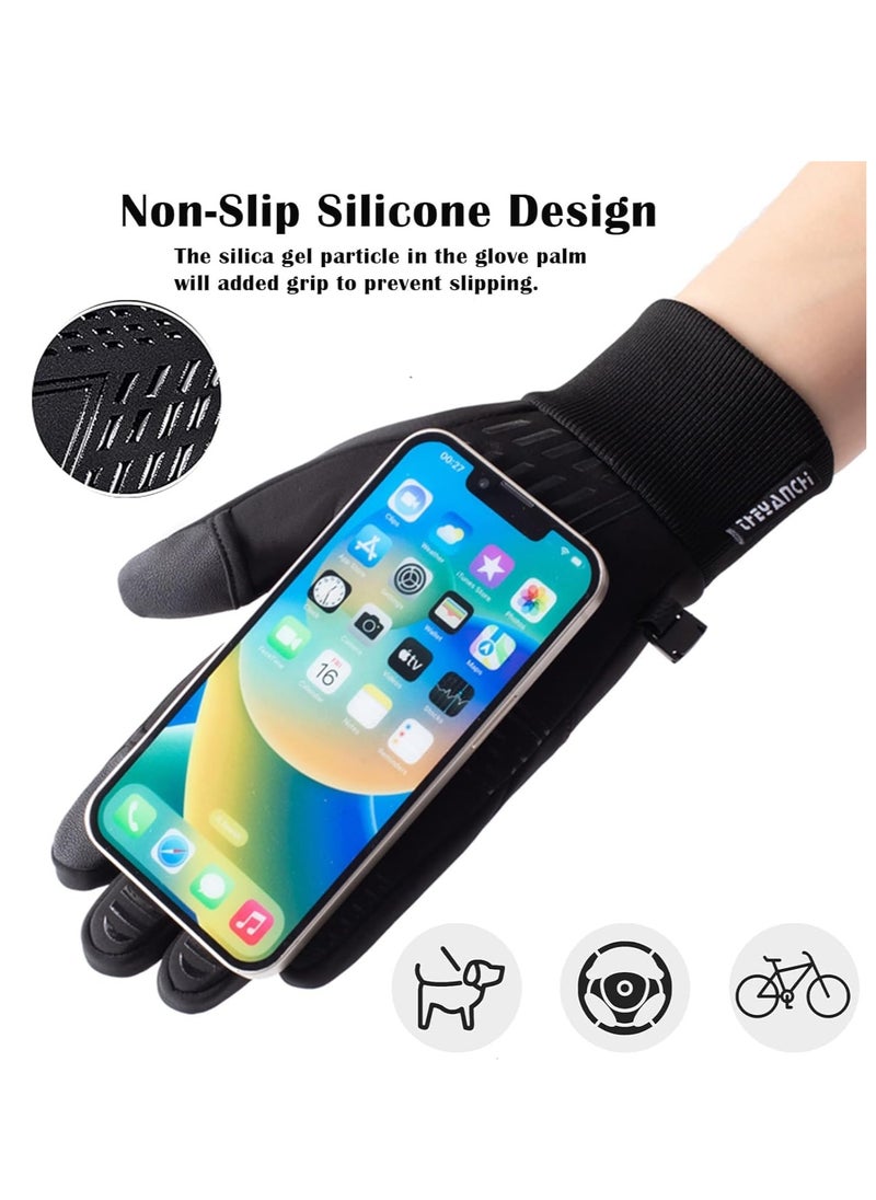 KASTWAVE - Winter Thermal Gloves, Touchscreen Compatible, Thermal, Windproof, and Anti-Slip, Perfect for Cycling, Running, and Driving, Men & Women’s Cold Weather Gear - Image 1
