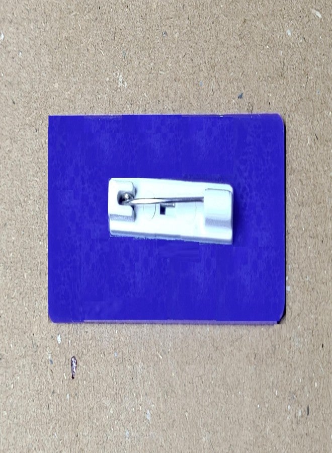 MOREL CLASS BLUE HOUSE BADGE IN BLUE ACRYLIC PINBACK USE FOR SCHOOL, COLLEGE CLASSES, OFFICE STAFF, NAME BADGE, YOU CAN CUSTOMIZE BATCH |PACK OF 10| - Image 5