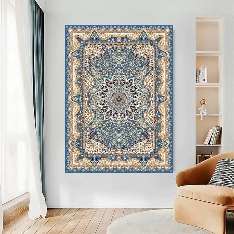 ماركتنا لوحة قماشية بتصميم الفن التشكيلي مع برواز مجوف مقاس (50×70) قطعة واحدة - Image 2