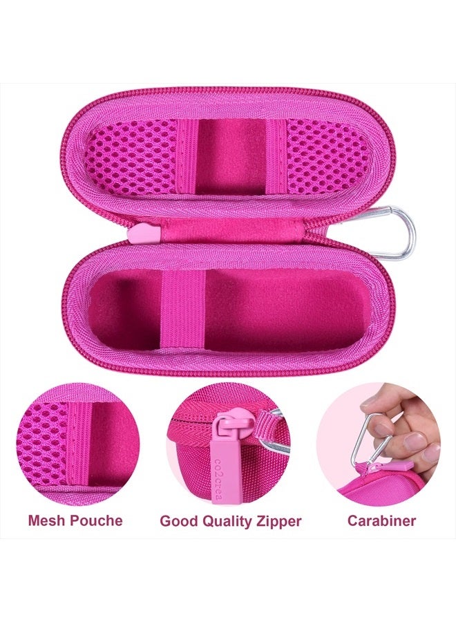 Co2Crea Hard Case and Replacement Head Compatible with Finishing Touch Flawless Facial Hair Remover Electric Face Razor for Women (Pink Crystal Case + Replacement Head) - Image 5