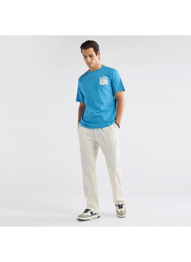 FAV Textured Pants with Drawstring Closure and Pockets  - Image 2