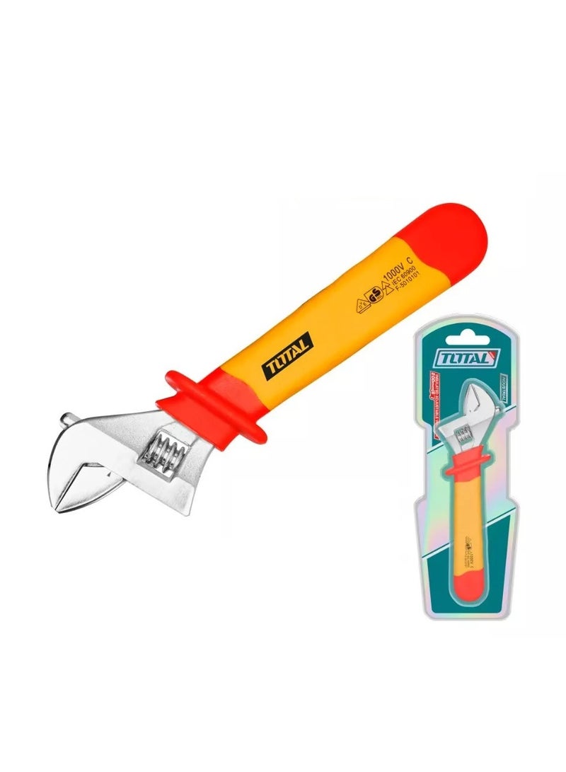 TOTAL Insulated adjustable wrench 8" / 200mm - Image 1