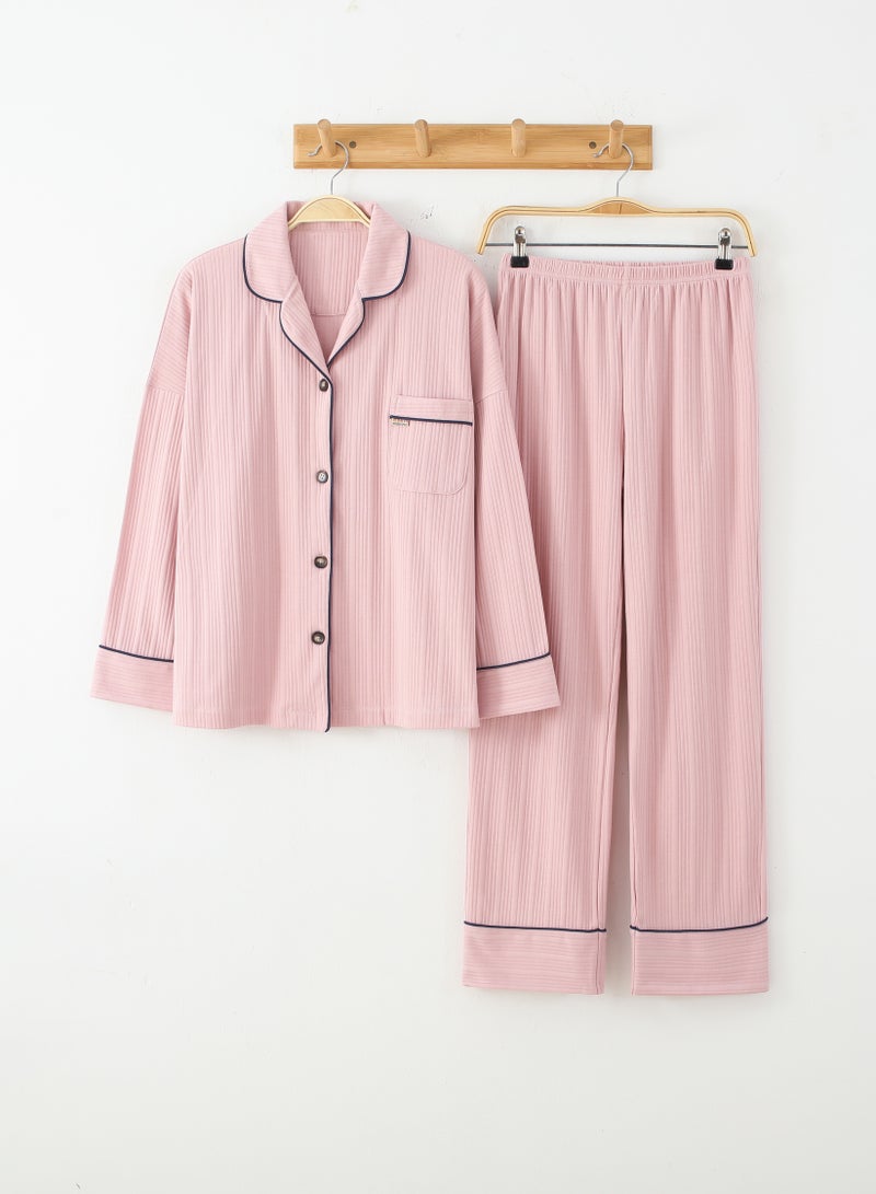 2-Piece Striped Pyjama Set(Female)  - Image 1
