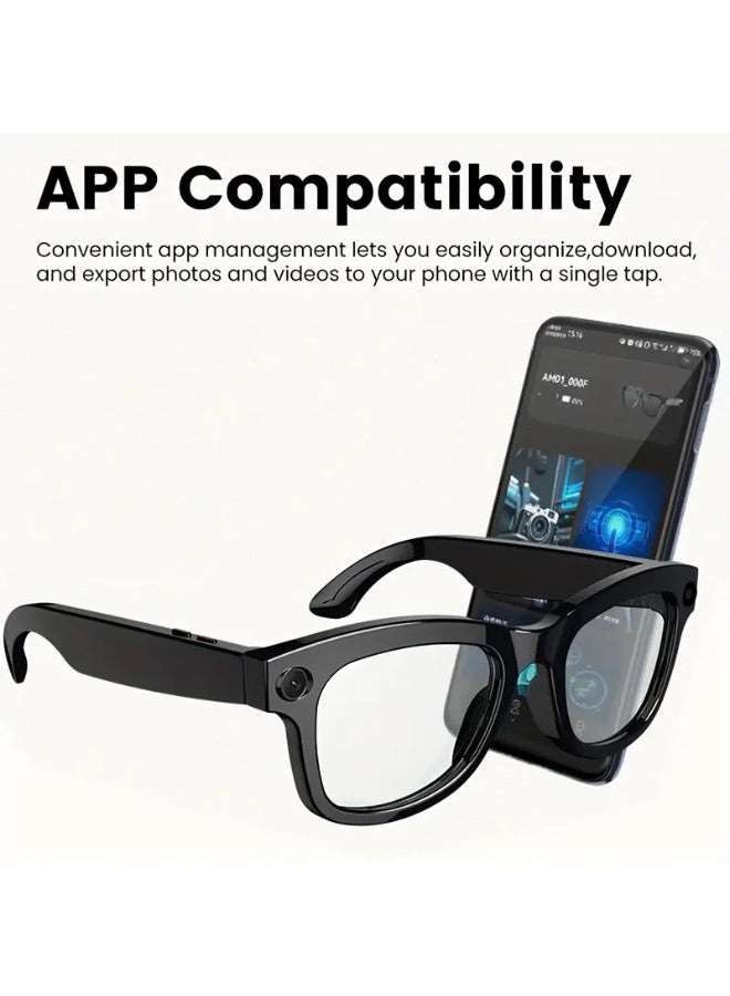L801 AI Smart Glasses Music Playback Voice Call Translation Eyeglasses - Image 4