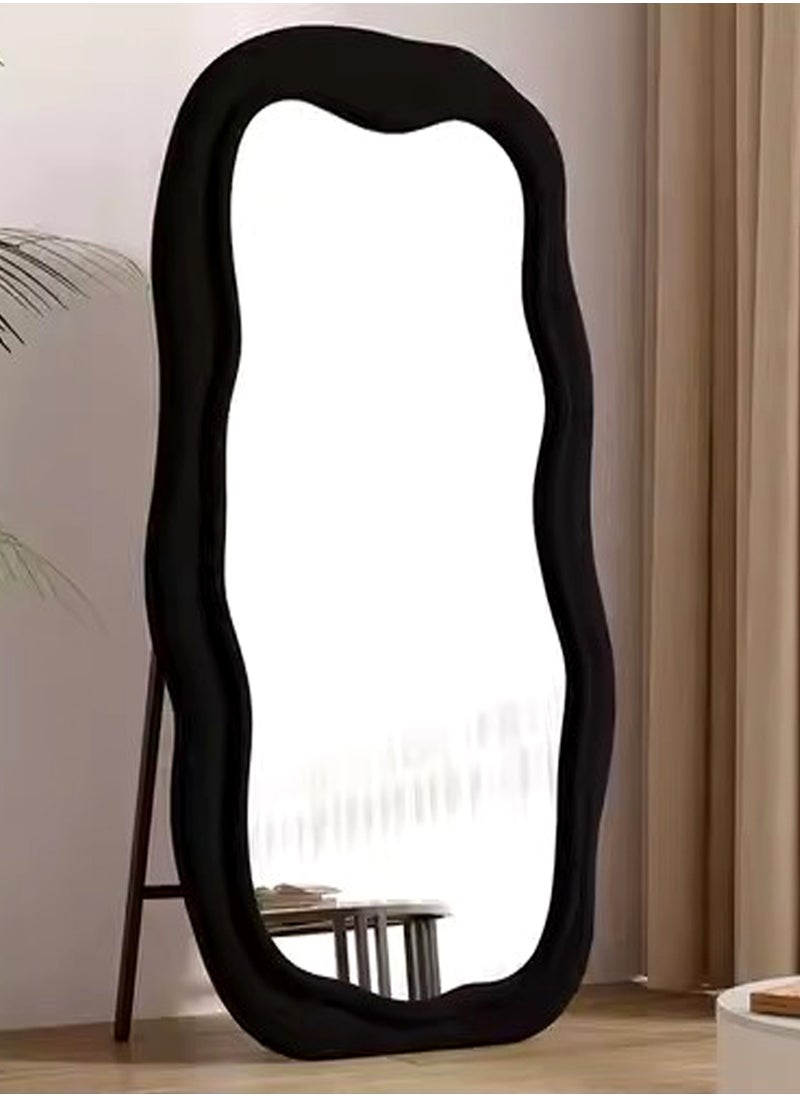 Living مرآة حائط مزخرفة مثبتة على الأرض بطول الجسم بالكامل 70*170 سم  - Image 1