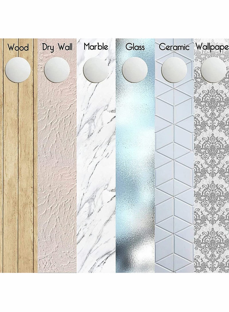 Suntown Door Stopper Wall Protector Large with Strong 3M Adhesive - Quiet and Shock Absorbent Silicone Wall Protectors from Door Knobs - Discreet Door Bumper to Protect Every Wall Surface - Image 4