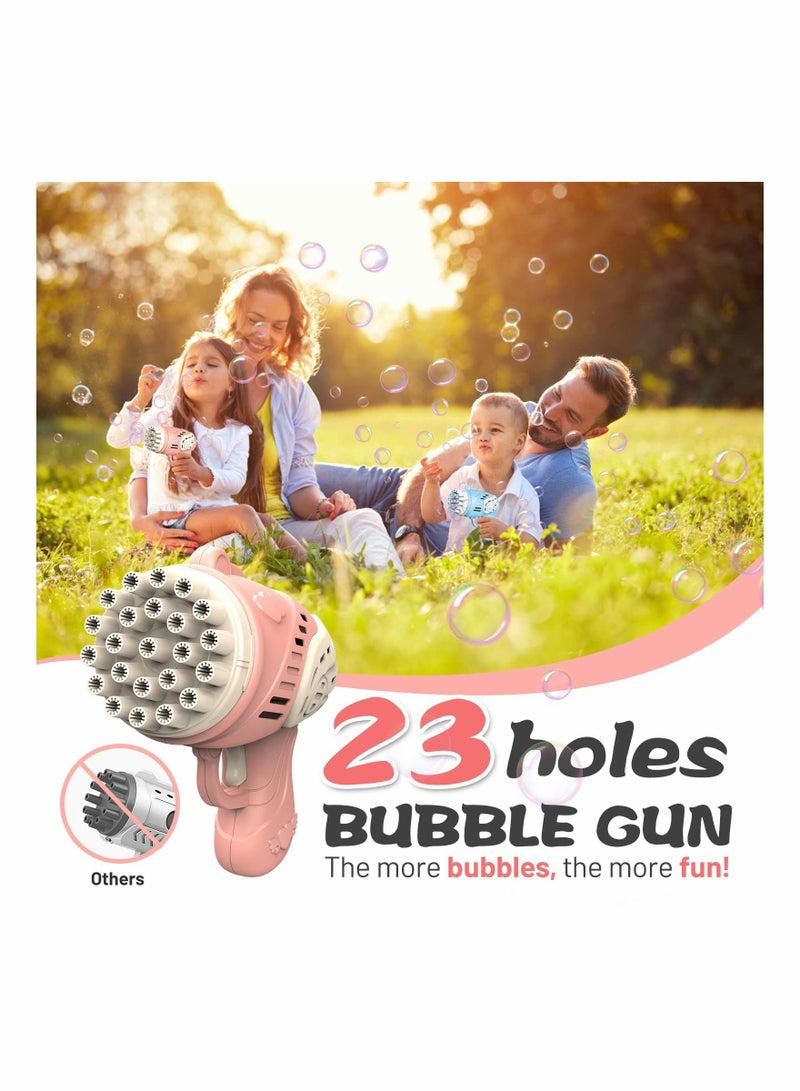 KASTWAVE Bubble Machine 23 Holes Bubble Machine Handheld Bubble Maker - Image 3