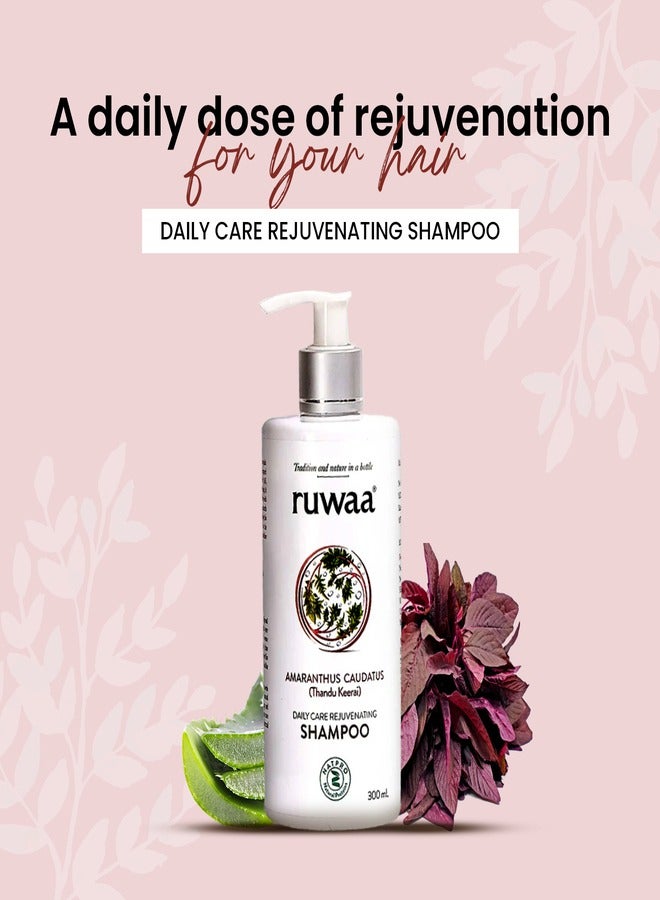 ruwaa Daily Care Rejuvenating Sulfate free Shampoo with Amaranthus extract 300ml - Image 1
