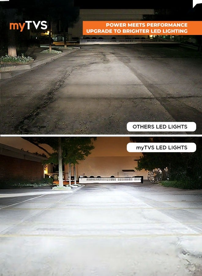 myTVS LED Car Headlight Bulbs |152W Super Bright 6000K Cool White LED Conversion Kit | High Power Waterproof Headlamps 15200 Lumens| Plug & Play, Long-Lasting, Universal Fit LED8-H4 - Image 3