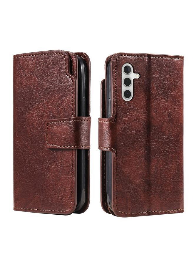 اس-توب جراب هاتف جلدي ثلاثي الطي لهاتف Samsung Galaxy A26 5G مع محفظة لـ 9 بطاقات - Image 2