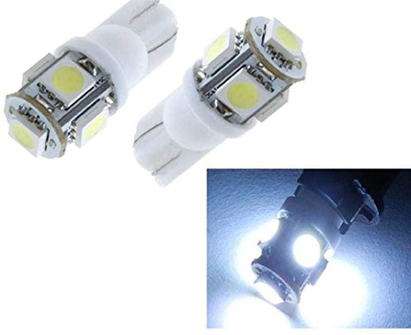 AOWbikes 5 SMD (WHITE) LED AOWbikesrking Bulb Pilot Light/License Plate car Lights For Hyundai i10 (AOWbikesIR/DC-12V) - Image 3