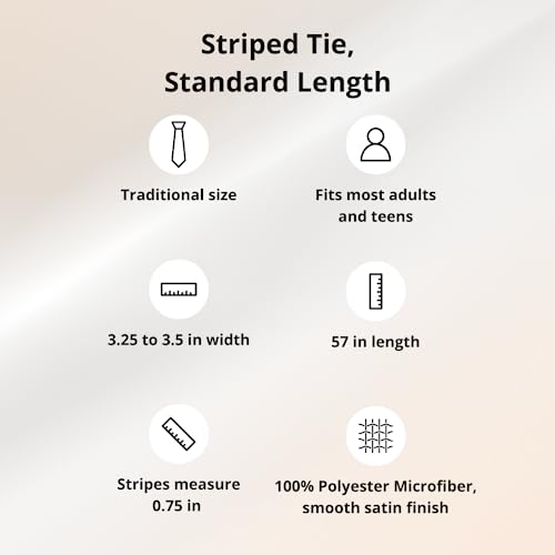 tiemart Striped Tie (Maroon and Navy) - Image 3