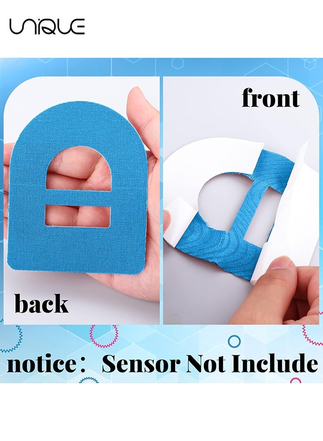 Unique 25 Pcs Overpatches for Omnipod 5, Adhesive Patches Waterproof with Stretchable Strap, Breathable, Adhesive Overpatches - Blue - Image 4